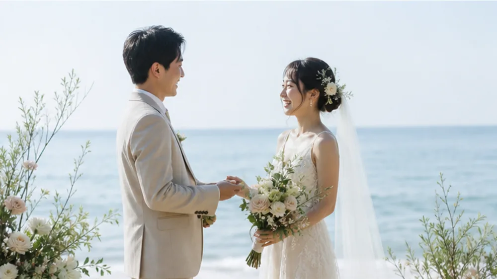 結婚式・披露宴の会場写真（架空写真）