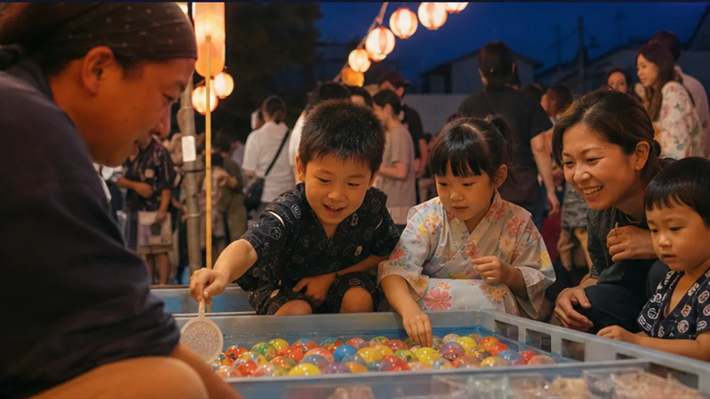 地域祭・コミュニティの会場写真（架空写真）